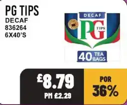 Bestway Pg tips decaf offer
