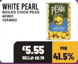 Bestway White pearl boiled chick peas offer