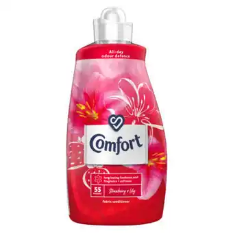 Asda Comfort Creations Strawberry & Lily Fabric Conditioner 55 Washes offer