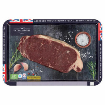 Asda ASDA Extra Special Aberdeen Angus Sirloin Steak 30 Day Matured offer