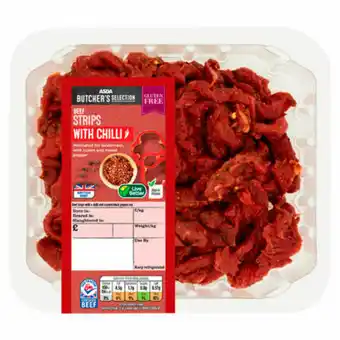 Asda ASDA Butcher's Selection Beef Strips with Chilli offer