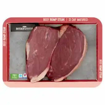 Asda ASDA Butcher's Selection Beef Rump Steak offer