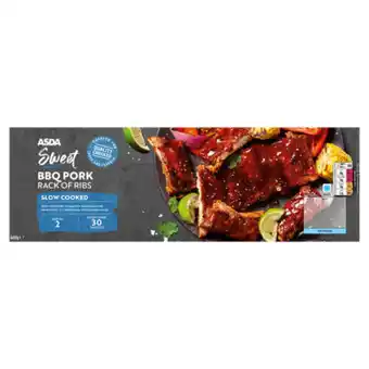 Asda ASDA Simple to Cook Sweet BBQ Pork Rack of Ribs offer