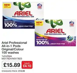 Booker Wholesale Ariel Professional All-in-1 Pods offer