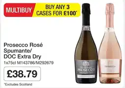 Booker Wholesale Prosecco Rosé offer