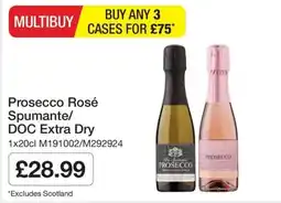 Booker Wholesale Prosecco Rosé offer