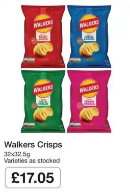 Booker Wholesale Walkers crisps offer