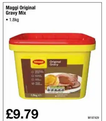Booker Wholesale Maggi Original Gravy Mix offer