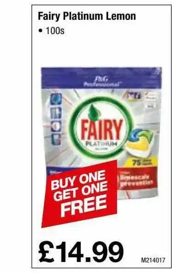 Booker Wholesale Fairy Platinum Lemon offer