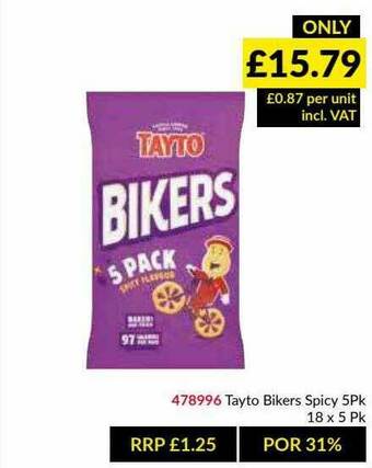 Musgrave MarketPlace Tayto Bikers Spicy offer