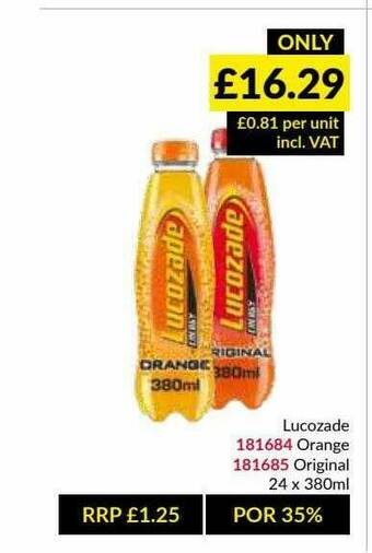 Musgrave MarketPlace Lucozade offer