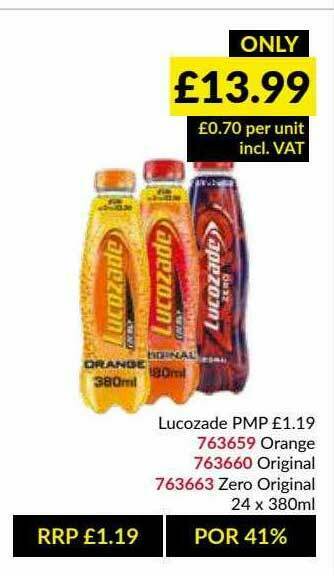 Musgrave MarketPlace Lucozade offer