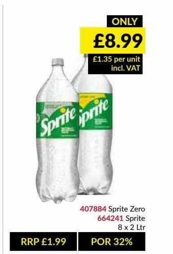 Musgrave MarketPlace Sprite Zero, Sprite offer