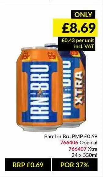 Musgrave MarketPlace Barr Irn Bru offer