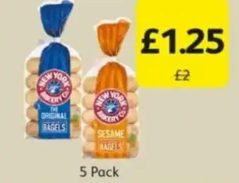Londis New York Bakery Co. Bagels/ Sesame 5 Pack offer
