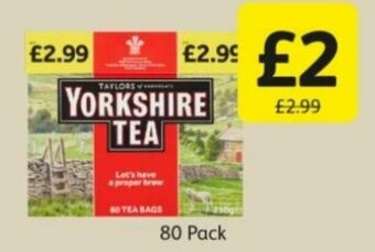 Londis Yorkshire Tea 80 Pack offer