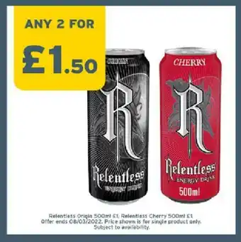 Relentless 500ml
