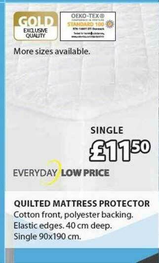 JYSK Quilted Mattress Protector offer
