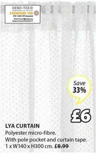 JYSK Lya Curtain offer