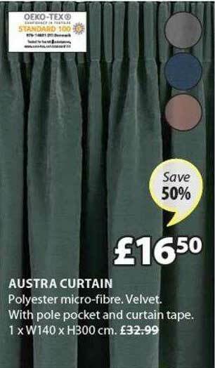 JYSK Austra Curtain offer