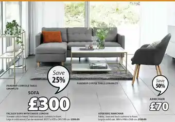 JYSK Sofa, Armchair offer