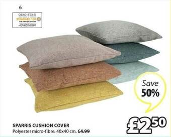 JYSK Sparris Cushion Cover offer