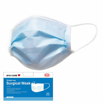 Costco BYD Single Use Surgical Type IIR Face Mask, 50 Pack offer