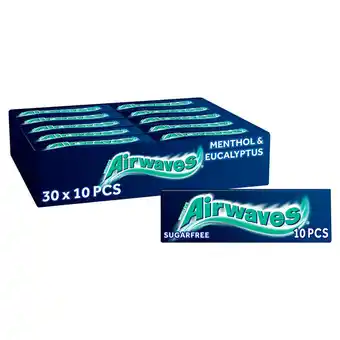 Costco Wrigley's Airwaves Menthol & Eucalyptus Chewing Gum, 30 x 10 Pack offer