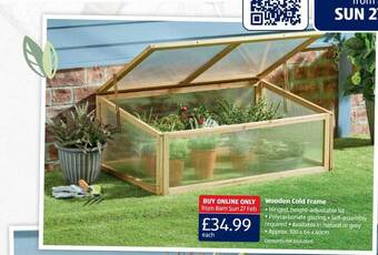 Aldi Wooden Cold Frame offer