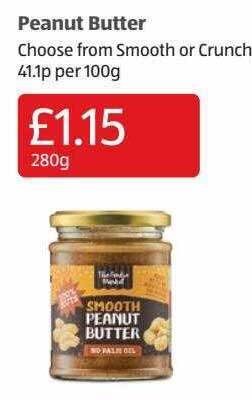 Aldi Peanut Butter offer