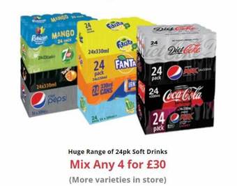 Farmfoods Soft Drinks offer