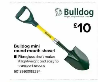 TradePoint Bulldog Mini Round Mouth Shovel offer