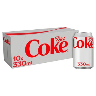 Tesco Diet Coke Fridgepack 10 X 330Ml offer
