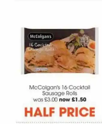 Centra Mccolgan's 16 Cocktail Sausage Rolls offer