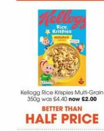 Centra Kellogg Rice Krispies Multi-grain offer