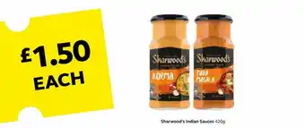 SuperValu Sharwood's Indian Sauces offer