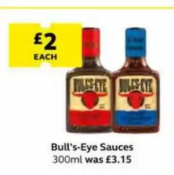 SuperValu Bull's-eye Sauces offer