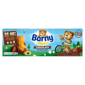 Asda Barny Chocolate Soft Baked Bears 5pk offer