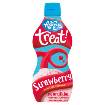 Asda Askey's Treat! Strawberry Flavour Dessert Sauce offer