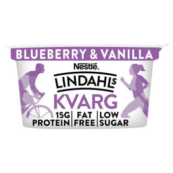 Asda Lindahls Kvarg Blueberry & Vanilla offer