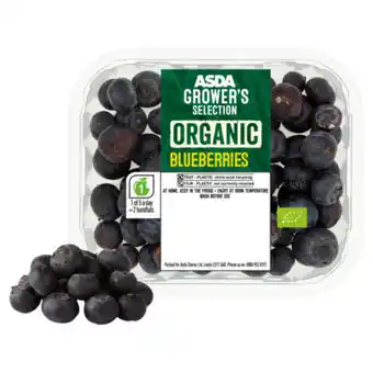 Asda ASDA Grower's Selection Organic Blueberries offer
