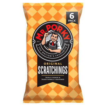Asda Mr Porky Original Pork Scratchings Multipack offer