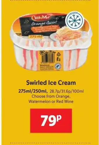 Lidl Sol & Mar Swirled Ice Cream offer