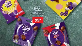 Lidl Cadbury Miniature Filled Eggs offer