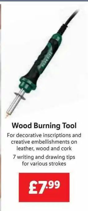 Lidl Wood Burning Tool offer