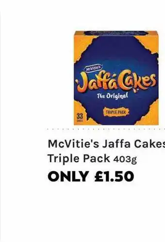 Mace Mcvities Jaffa Cakes offer