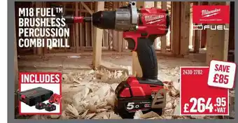 City Electrical Factors M18 Fuel Tm Brushless Percussion Combi Drill Milwaukee offer