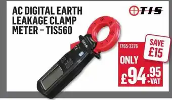 City Electrical Factors Ac Digital Earth Leakage Clamp Meter Tis560 offer