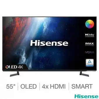 Costco Hisense 55A8GTUK 55 Inch OLED 4K Ultra HD Smart TV offer