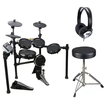 Costco Carlsbro CSD400 8-Piece Electronic Mesh Drum Kit with Headphones, Stool and Sticks offer